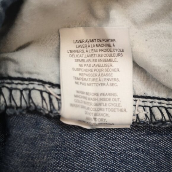 DC Jeans Ladies Size 20 Medium Wash Slightly Curvy Distressed Front Jeans - Picture 6 of 10